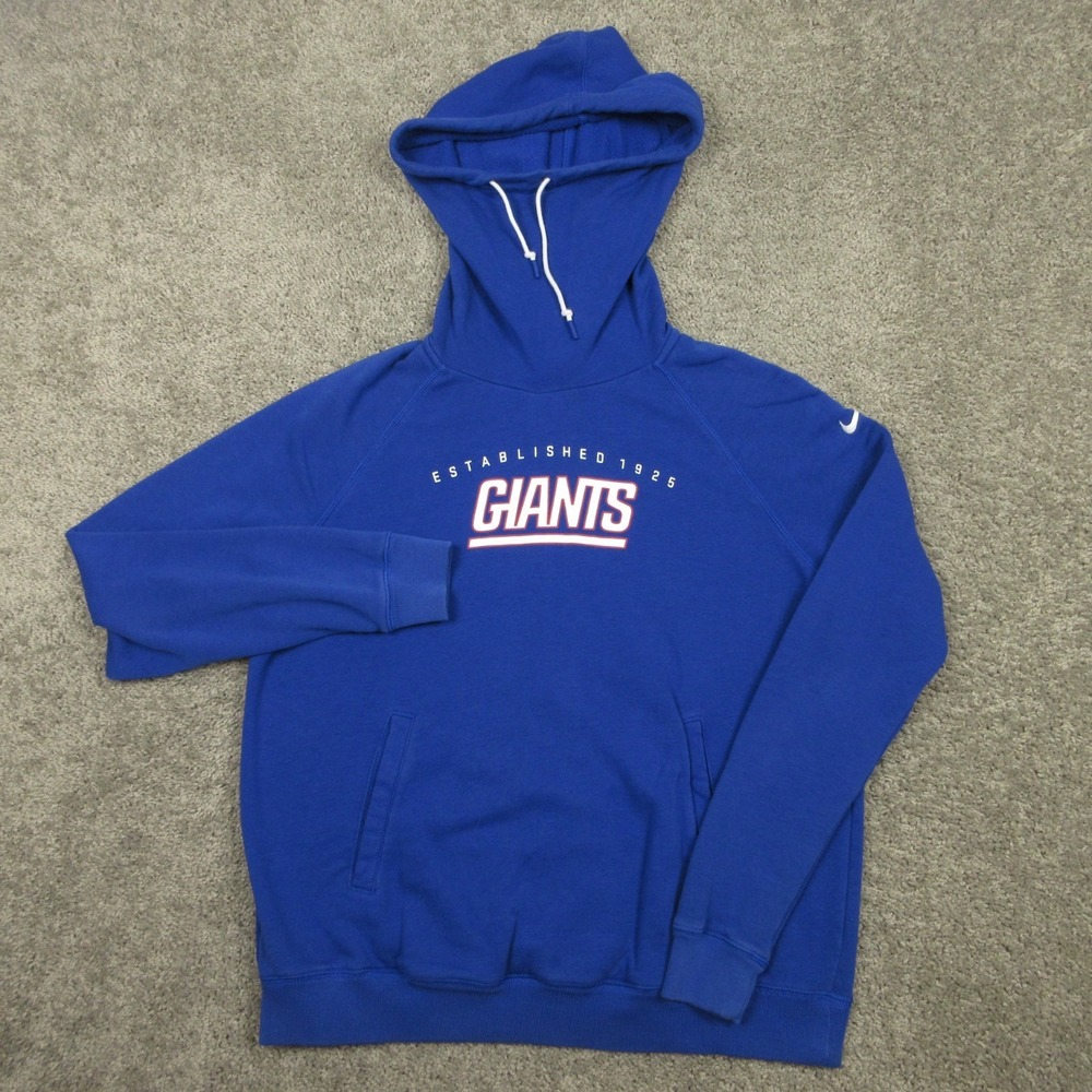 New York Giants Sweater Womens XL Blue Hoodie Sweatshirt Nike NFL Team‎ Apparel
